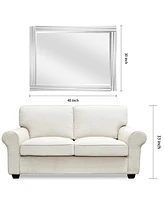 Empire Art Direct Moderno Stepped Beveled Rectangle Wall Mirror