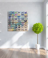 Empire Art Direct Butterflies Arte de Legno Digital Print on Solid Wood Wall Art, 36" x 36" x 1.5"