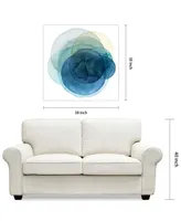 Empire Art Direct Evolving Planets I Frameless Free Floating Tempered Art Glass Abstract Wall Art by Ead Art Coop, 38" x 38" x 0.2"