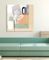 Empire Art Direct Multiform I Frameless Free Floating Tempered Art Glass Abstract Wall Art by Ead Art Coop, 38" x 38" x 0.2"
