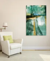 Empire Art Direct Ireland I Frameless Free Floating Tempered Art Glass Abstract Wall Art Wall Art by Ead Art Coop, 48" x 32" x 0.2"