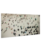 Empire Art Direct Beach Day Frameless Free Floating Tempered Glass Panel Graphic Wall Art, 24" x 63" x 0.2"