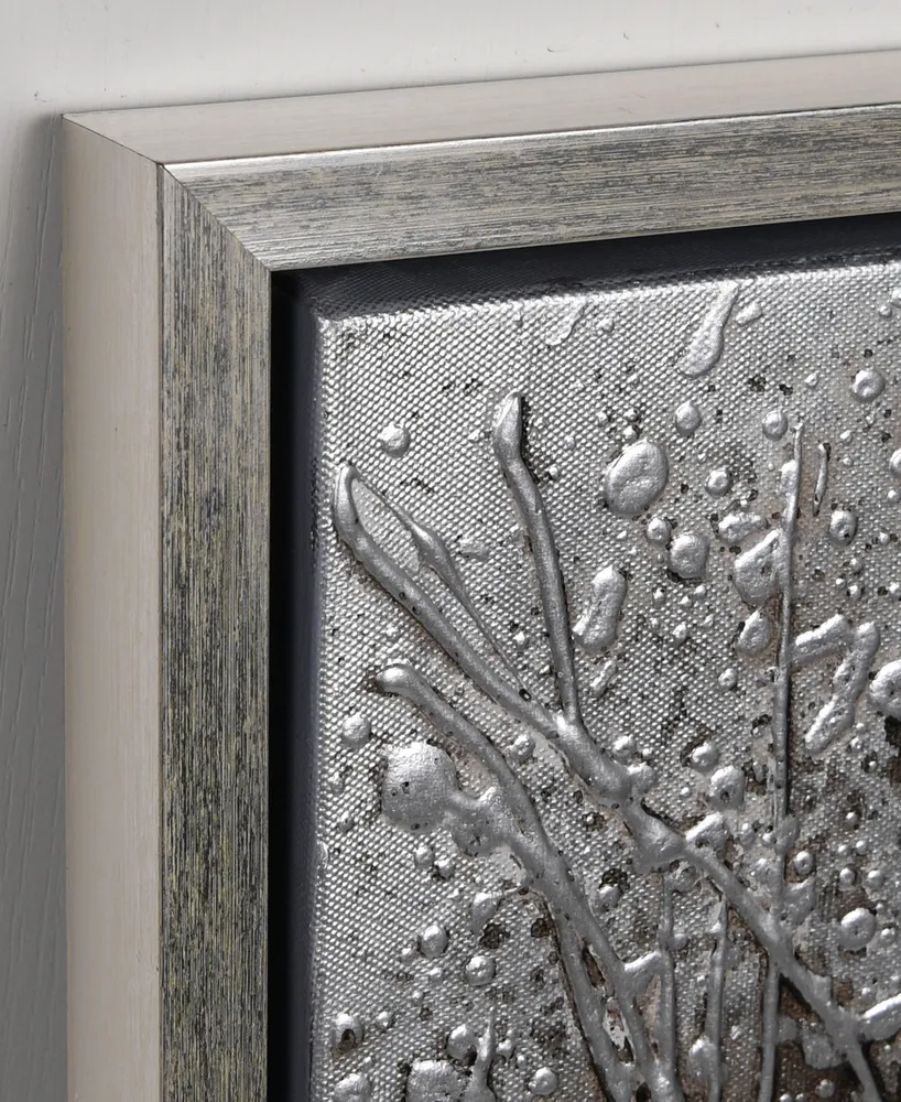 Empire Art Direct Solitary Field Textured Metallic Hand Painted Wall Art by Martin Edwards, 24" x 48" x 1.5"