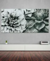 Empire Art Direct Blossoms Frameless Free Floating Tempered Art Glass Wall Art by Ead Art Coop, 36" x 72" x 0.2"