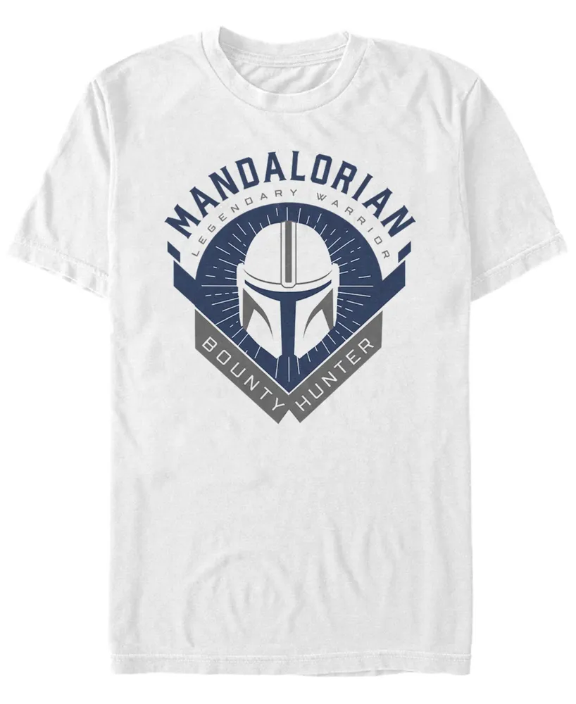 Fifth Sun Star Wars The Mandalorian Warrior Emblem Short Sleeve Men's T-shirt