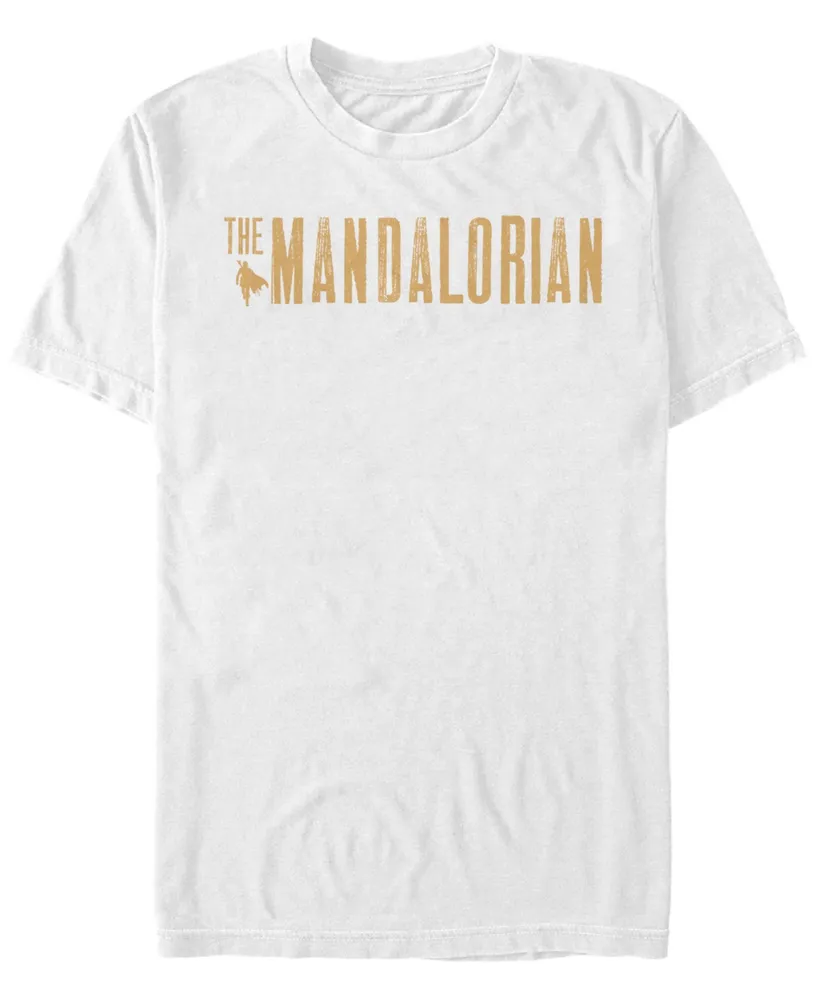Fifth Sun Star Wars The Mandalorian Simple Logo Short Sleeve Men's T-shirt