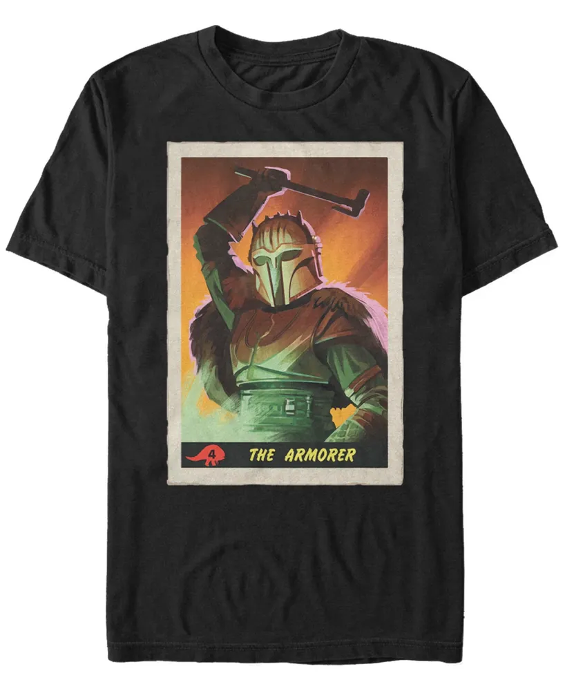 Fifth Sun Star Wars the Mandalorian Armorer Card Short Sleeve Men's T-shirt