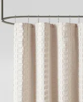 Madison Park Metro Clipped Shower Curtain, 72" x