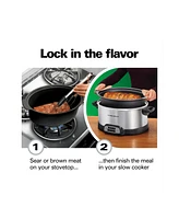 Hamilton Beach Stovetop Sear & Cook 6 Quart Slow Cooker - 33662
