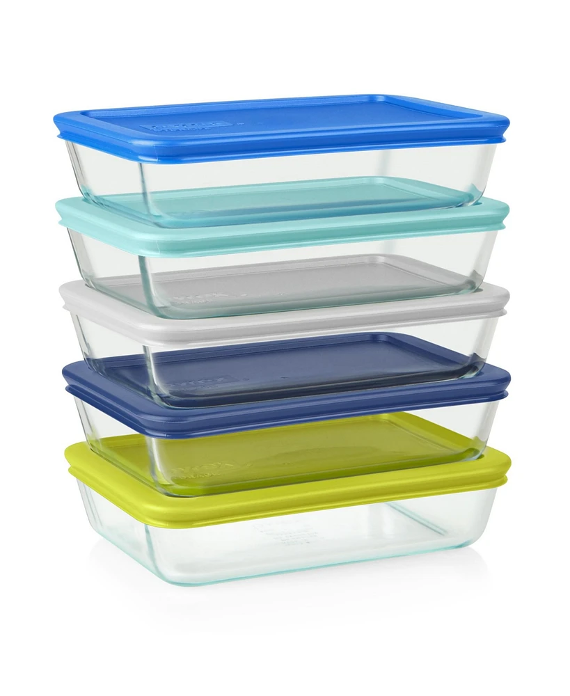 Pyrex Simply Store 10-Piece Meal Prep Container Set