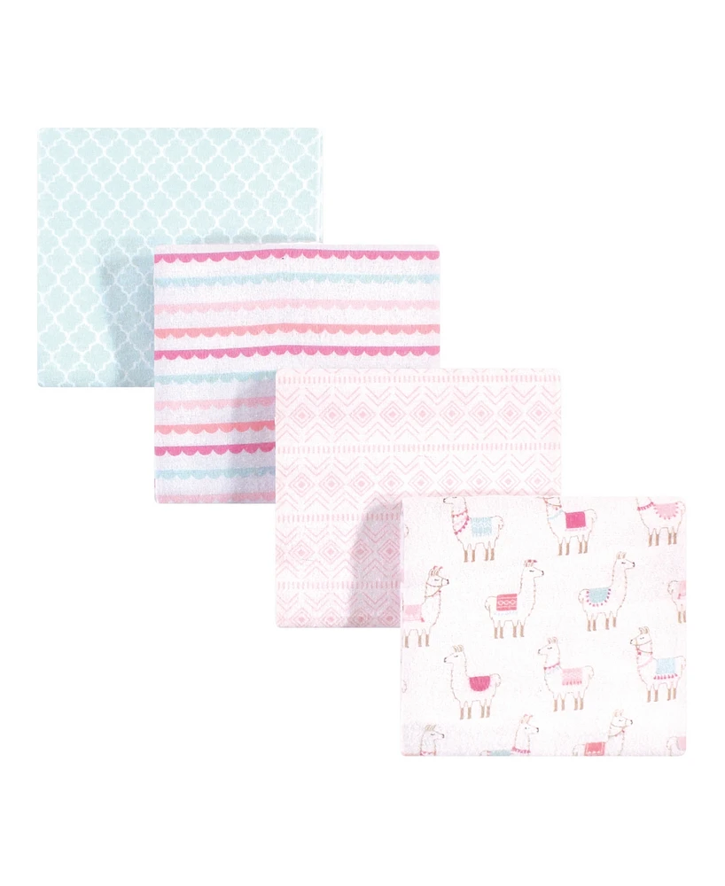Hudson Baby Infant Girl Cotton Flannel Receiving