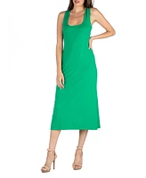 24seven Comfort Apparel Scoop Neck Maxi Dress with Racerback Detail