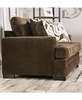 Furniture of America Korona Park Upholstered Loveseat