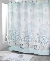 Avanti Coastal Terrazzo Printed Shower Curtain, 72" x 72"