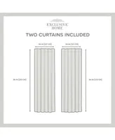 Exclusive Home Curtains Demi Light Filtering Hidden Tab Top Curtain Panel Pair Set Of 2