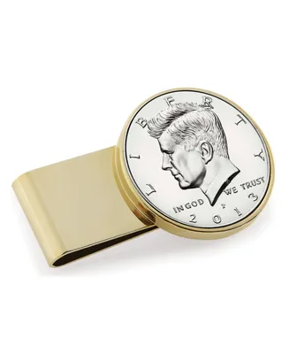 Men's American Coin Treasures Proof Jfk Half Dollar Stainless Steel Coin Money Clip