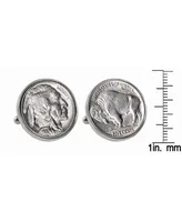 American Coin Treasures Buffalo Nickel Bezel Coin Cuff Links