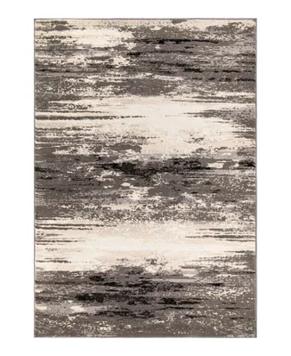 Orian Illusions Devonridge Charcoal 7'10" x 10'10" Area Rug