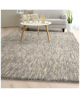 Orian Next Generation Multi Solid Taupe and Gray 5'3" x 7'6" Area Rug