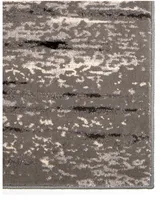 Orian Illusions Devonridge Charcoal 7'10" x 10'10" Area Rug