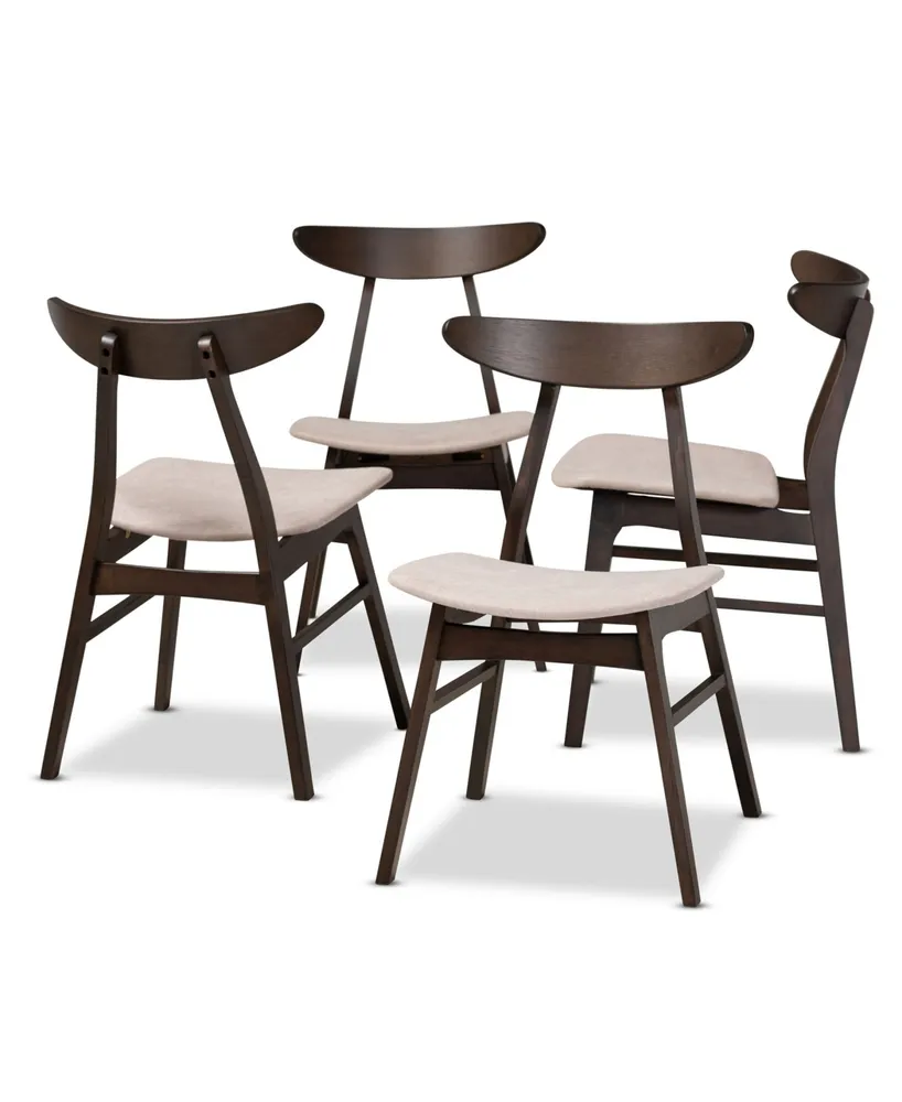 Furniture Britte Modern Upholstered 4 Piece Dining Chair Set