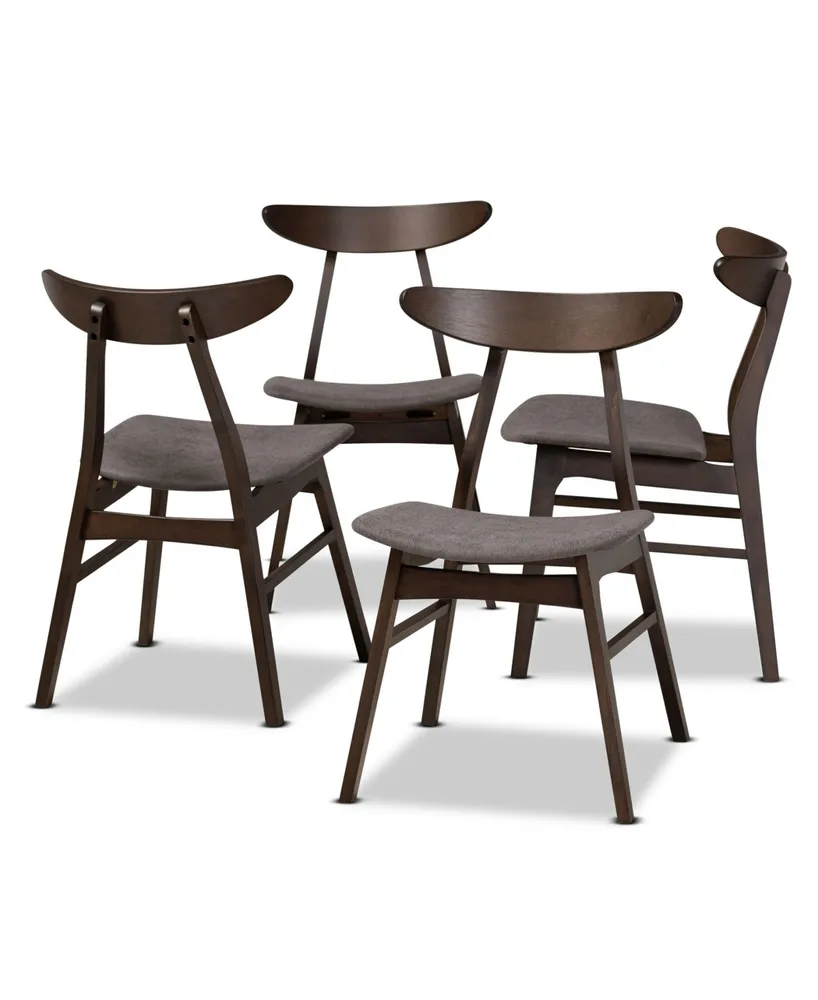 Furniture Britte Modern Upholstered 4 Piece Dining Chair Set