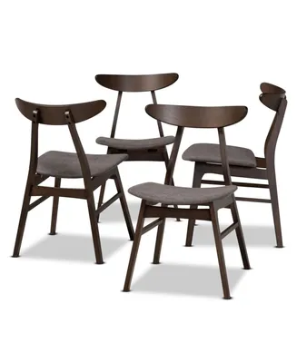 Furniture Britte Modern Upholstered 4 Piece Dining Chair Set