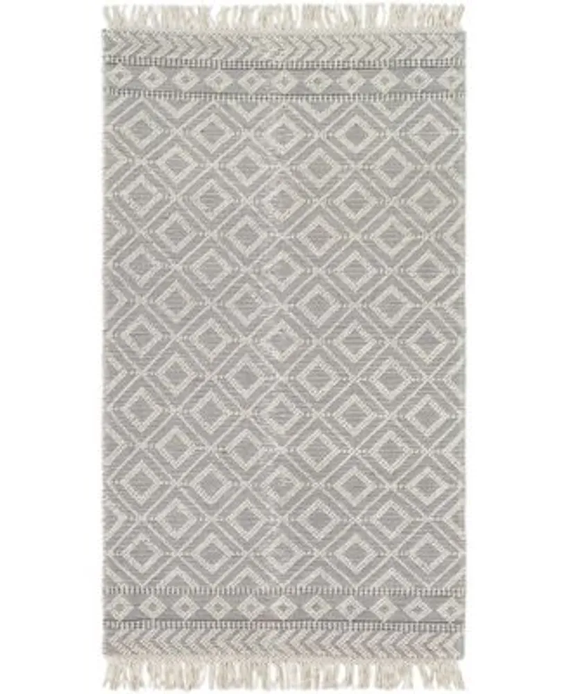 Closeout Surya Farmhouse Tassels Fts 2303 Gray Rug