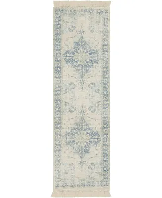 Closeout! Surya Zainab Zai-2300 Mist 2'6" x 8' Runner Area Rug