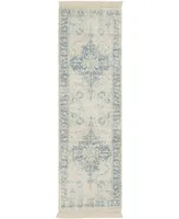 Closeout! Surya Zainab Zai-2300 Mist 2'6" x 8' Runner Area Rug