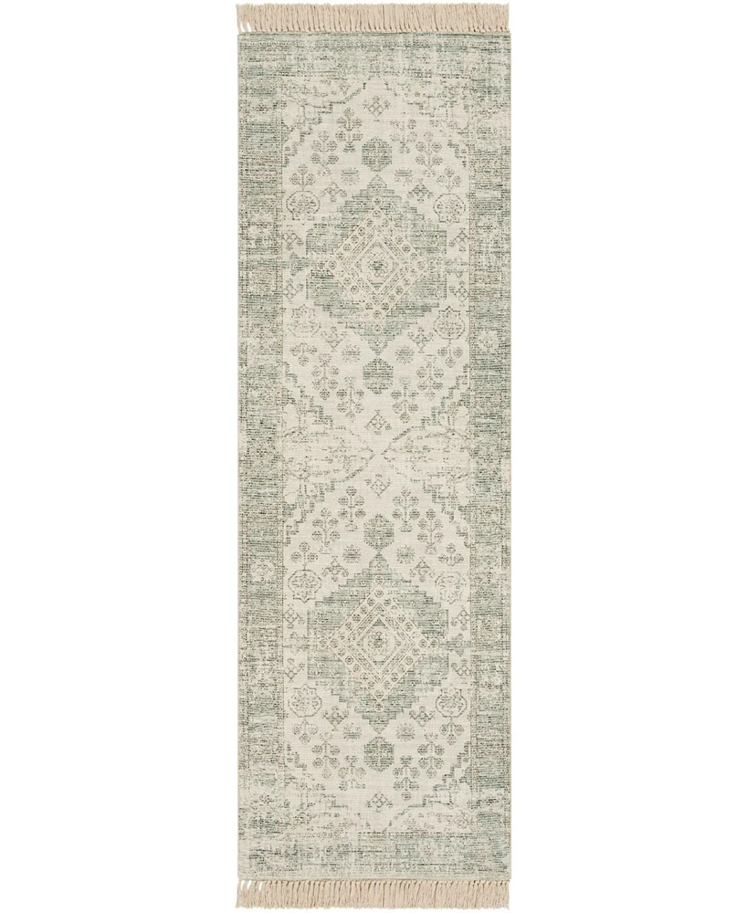 Livabliss Zainab Zai-2311 Sage 2'6" x 8' Runner Area Rug