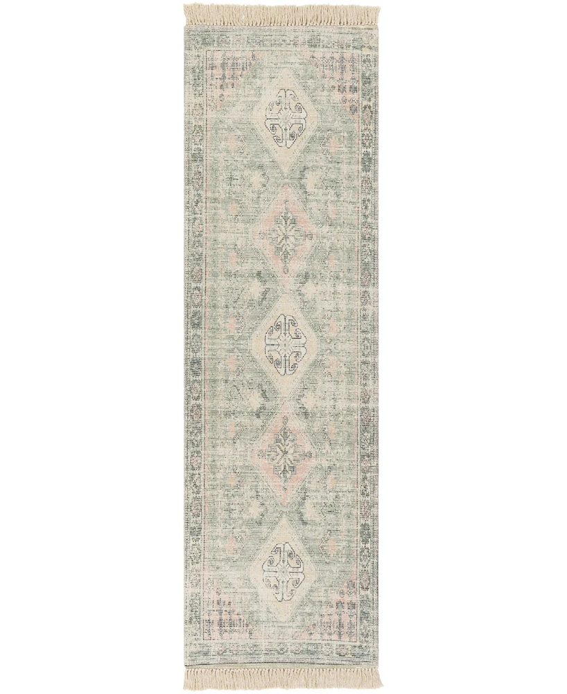 Livabliss Zainab Zai-2316 Sage 2'6" x 8' Runner Area Rug
