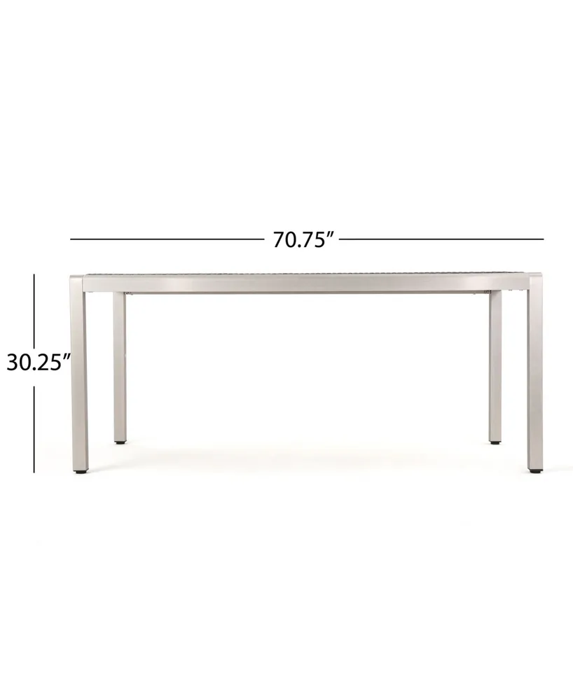 Noble House Cape Coral Outdoor Dining Table with Top