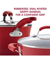 Cucina 3-Quart Nonstick Saucepot with Steamer and Lid