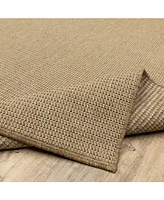 Oriental Weavers Karavia 2067X Sand 6'7" x 9'6" Outdoor Area Rug