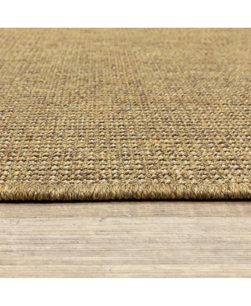 Jhb Design Magu MAG05 Tan 2'5" x 4'5" Outdoor Area Rug