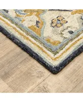 Jhb Design Garden GAR06 Blue 5' x 8' Area Rug