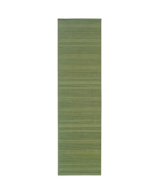 Jhb Design Veranda VER05 Green 2'3" x 7'6" Runner Rug