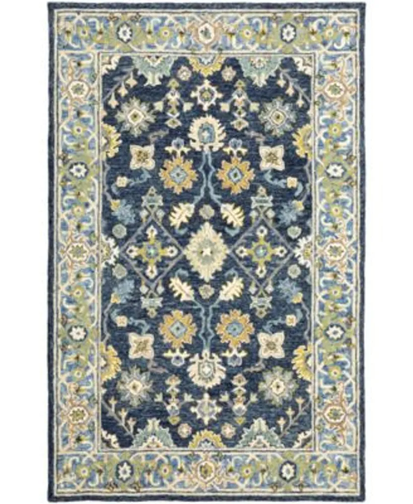 Jhb Design Garden Gar05 Navy Rug