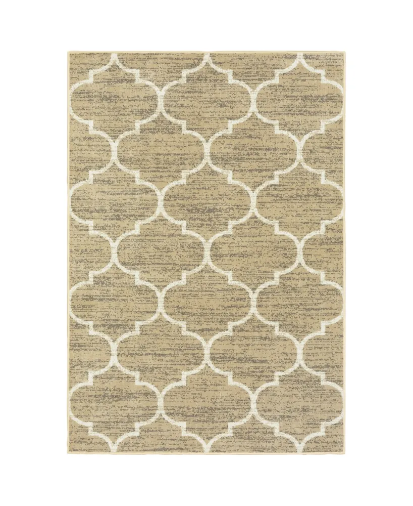 Closeout! Jhb Design Zeena ZEE06 Beige 3'10" x 5'5" Area Rug