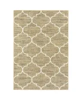 Closeout! Jhb Design Zeena ZEE06 Beige 3'10" x 5'5" Area Rug