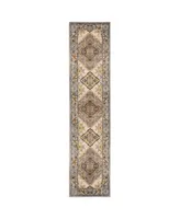 Jhb Design Romeo ROM03 Gray 1'10" x 7'6" Runner Rug