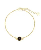 brook & york Nola Gemstone Bracelet -Onyx