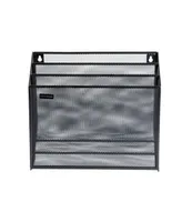 Mind Reader Mesh 3 Tier Wall File Holder