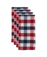 Saro Lifestyle Gingham Check Napkin Set of 4