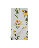 Saro Lifestyle Floral Napkin Set of 4