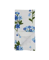 Saro Lifestyle Floral Napkin Set of 4