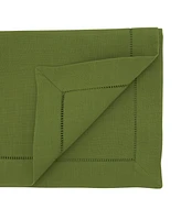 Saro Lifestyle Placemat with Hemstitched Border Set of 12
