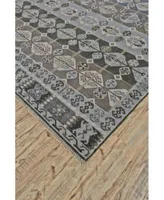 Simply Woven Roselyn R6130 Slate Area Rug