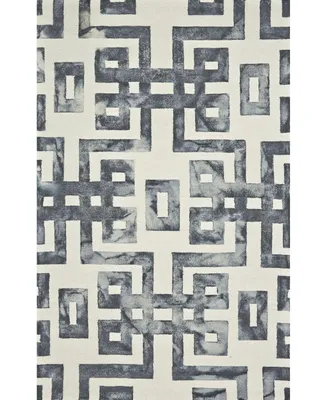 Feizy Lorrain R8568 Slate 5' x 8' Area Rug